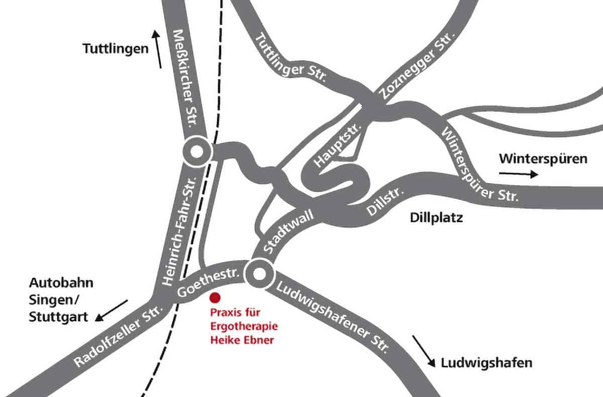 Heike Ebner Ergotherapie Neurofeedback Stockach Anfahrt Goethestr