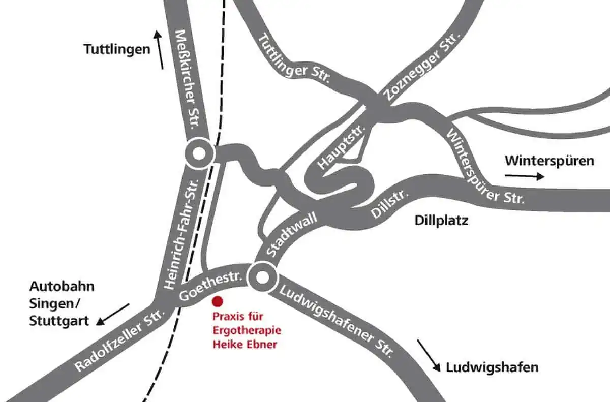 Heike Ebner Ergotherapie Neurofeedback Stockach Anfahrt Goethestr